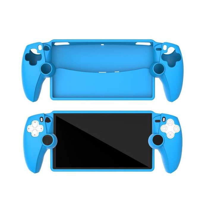For Sony PS5  Game Console Silicone Protective Case(Blue)
