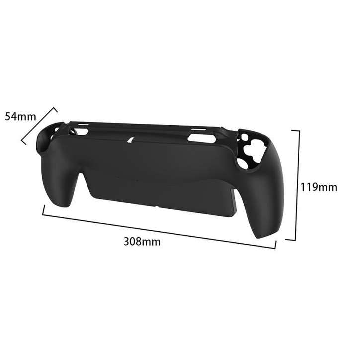 For Sony PS5  Game Console Silicone Protective Case(Black)