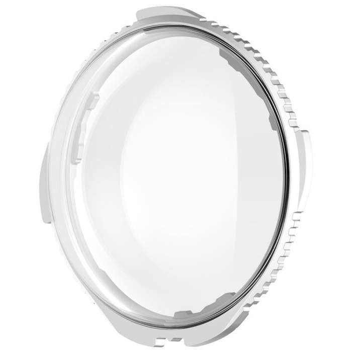 For Insta360 X4 Rotating Optical Tempered Glass Lens Guard Protective Cover(Silver)