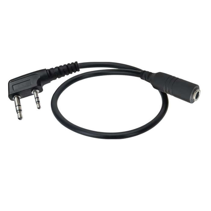 JUNSUNMAY Walkie Talkies Headset Radio Earpiece Adapter Cable, Length: 25cm, Interface:2 Pin to F...