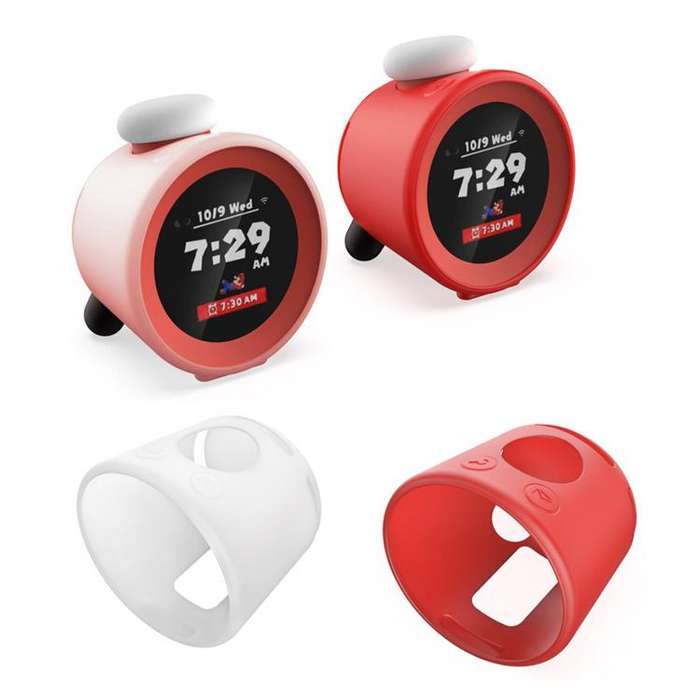 For Nintendo Sound Clock  Alarmo DOBE Smart Motion Alarm Silicone Protective Case(Translucent)