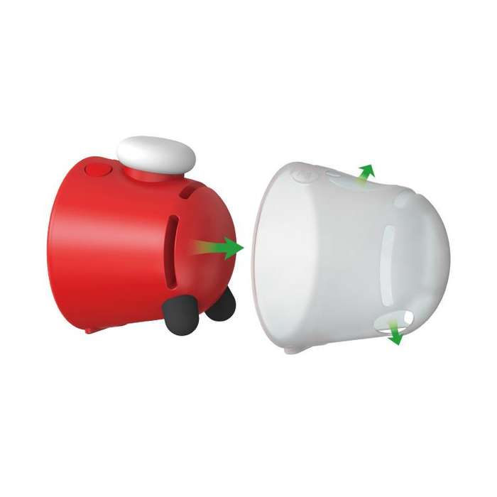 For Nintendo Sound Clock  Alarmo DOBE Smart Motion Alarm Silicone Protective Case(Translucent)