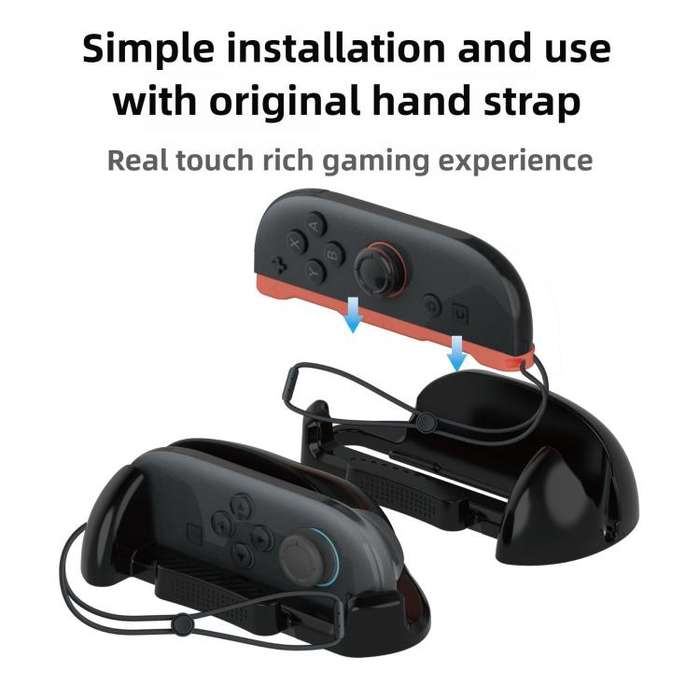 For Nintendo Switch 2  PGTECH Mini Portable Mouse with Left and Right Gaming Hand Controllers(Ora...