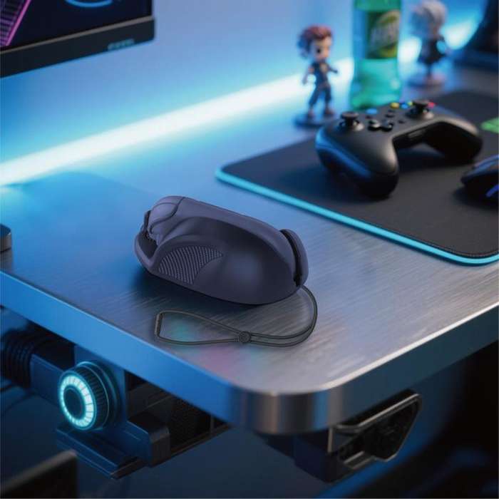For Nintendo Switch 2  PGTECH Mini Portable Mouse with Left and Right Gaming Hand Controllers(Ora...
