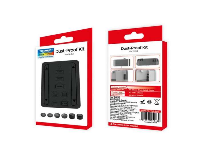 For Nintendo Switch 2 DOBE Game Console Dust Plug + Joystick Cap Set