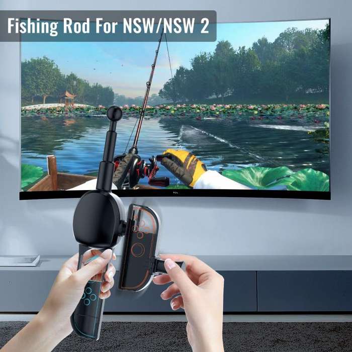 For Nintendo Switch 2 Left and Right Handle Fishing Rod Grip