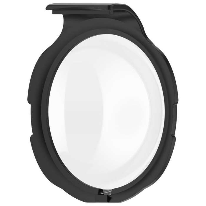 For DJI Osmo 360 Panoramic Camera Tempered Glass Cover Protective Lens Guard(Black)
