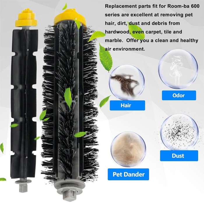 2pcs JUNSUNMAY Sweeper Main Clean Brush for iRobot Roomba 600 Series