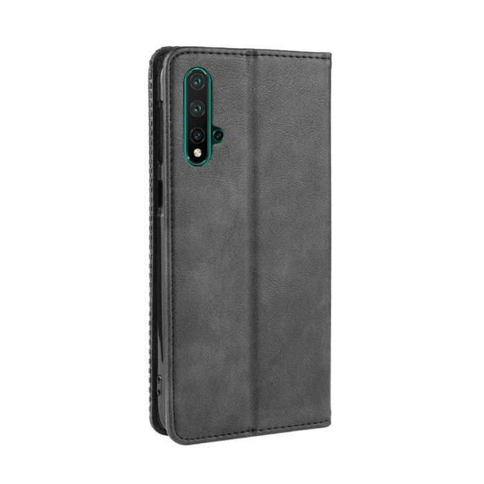 Magnetic Buckle Retro Crazy Horse Texture Horizontal Flip Leather Case for Huawei Nova 5 / Nova 5...