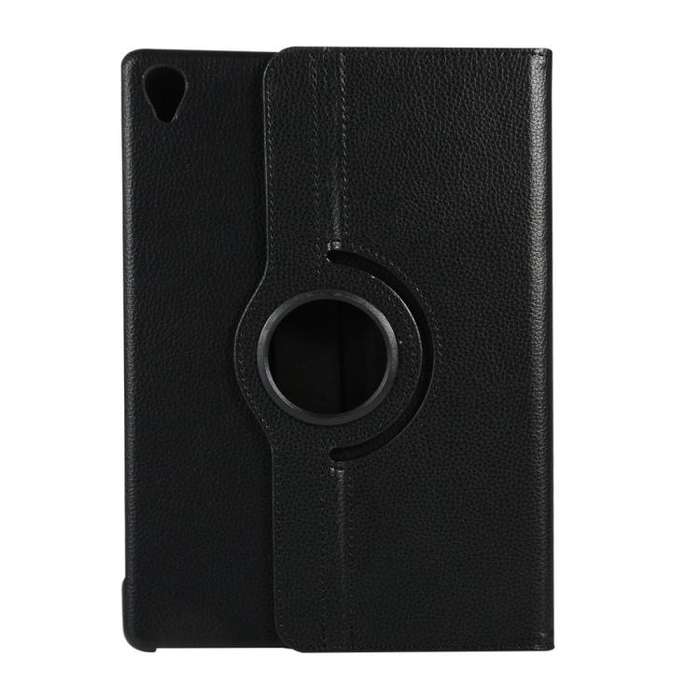ENKAY 360 Degree Rotation Lichi Texture Leather Case with Holder for HUAWEI MediaPad M6 10.8 2019...