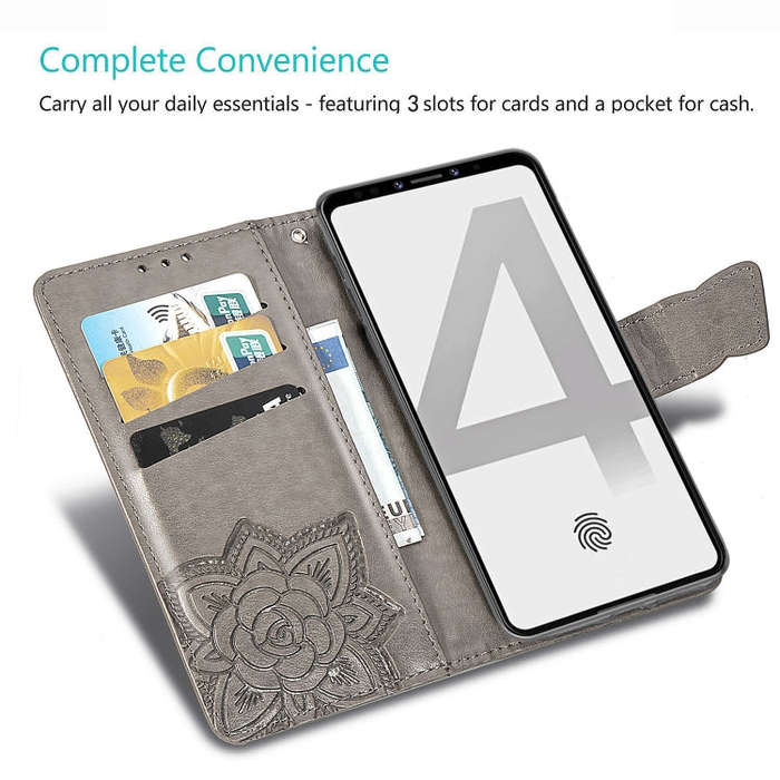 Butterfly Love Flowers Embossing Horizontal Flip Leather Case For Google Pixel 4 XL with Holder &...