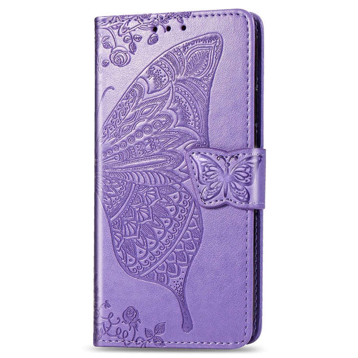 Butterfly Love Flowers Embossing Horizontal Flip Leather Case For Google Pixel 4 XL with Holder &...