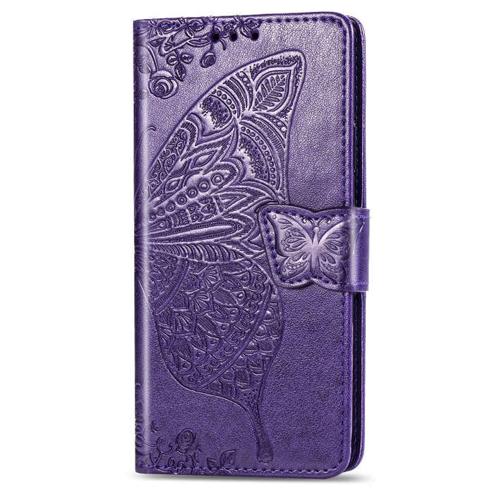 Butterfly Love Flowers Embossing Horizontal Flip Leather Case For Google Pixel 4 with Holder & Ca...