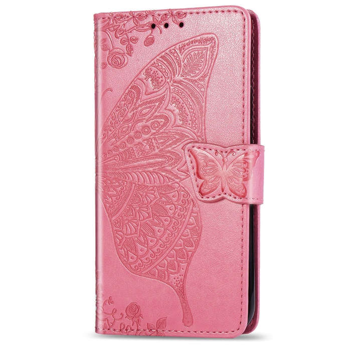 Butterfly Love Flowers Embossing Horizontal Flip Leather Case For Google Pixel 4 with Holder & Ca...