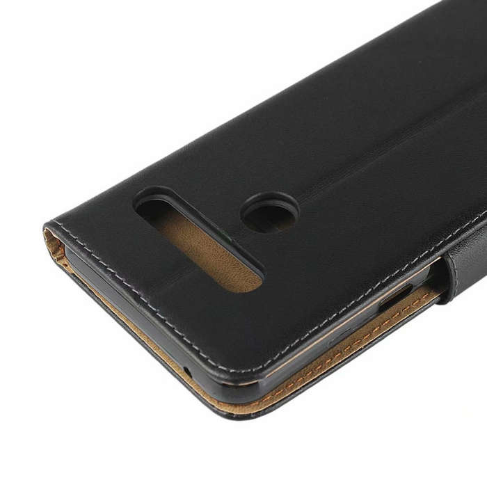 Leather Horizontal Flip Holster for LG G8 with Magnetic Clasp and Bracket and Card Slot and Walle...
