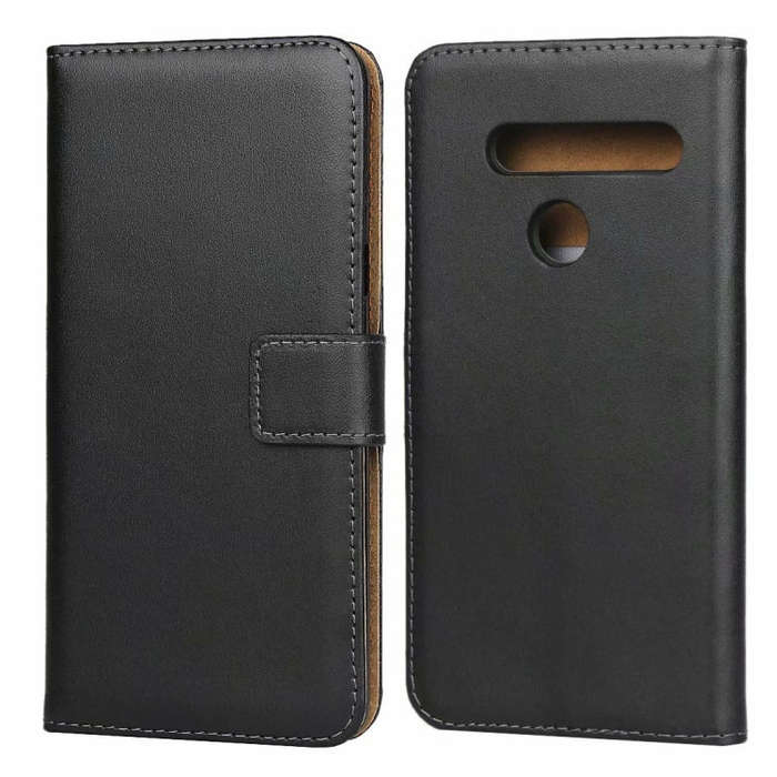 Leather Horizontal Flip Holster for LG G8 with Magnetic Clasp and Bracket and Card Slot and Walle...