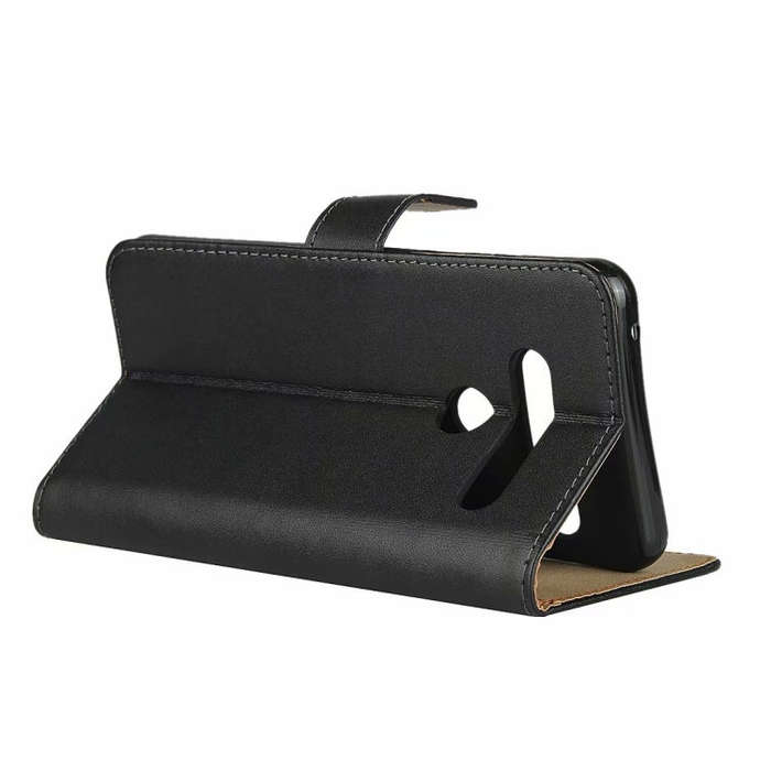 Leather Horizontal Flip Holster for LG G8 with Magnetic Clasp and Bracket and Card Slot and Walle...