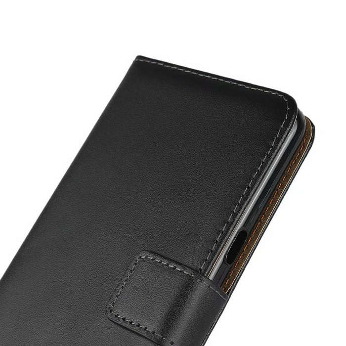 Leather Horizontal Flip Holster for LG G8 with Magnetic Clasp and Bracket and Card Slot and Walle...