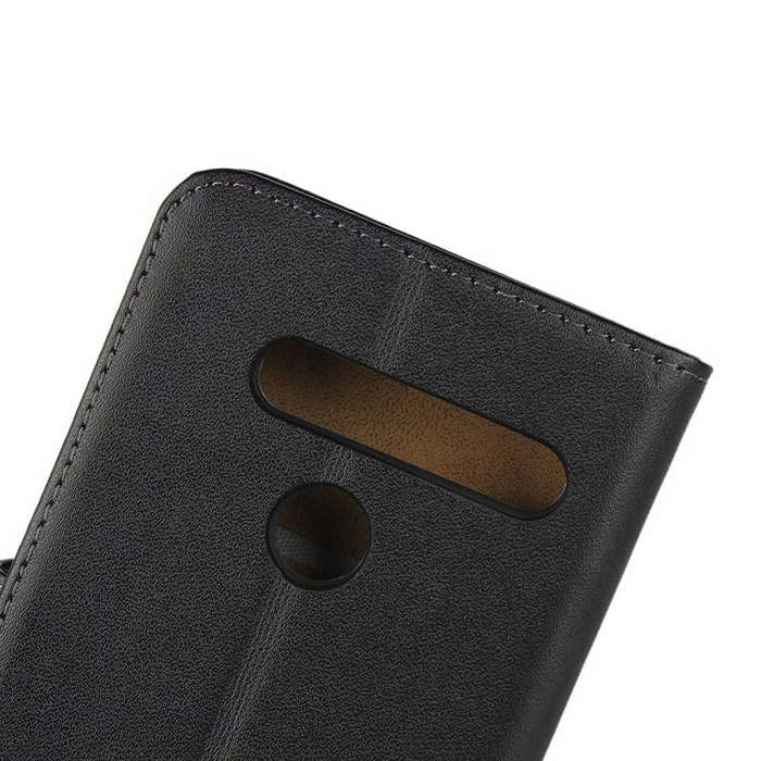 Leather Horizontal Flip Holster for LG G8 with Magnetic Clasp and Bracket and Card Slot and Walle...