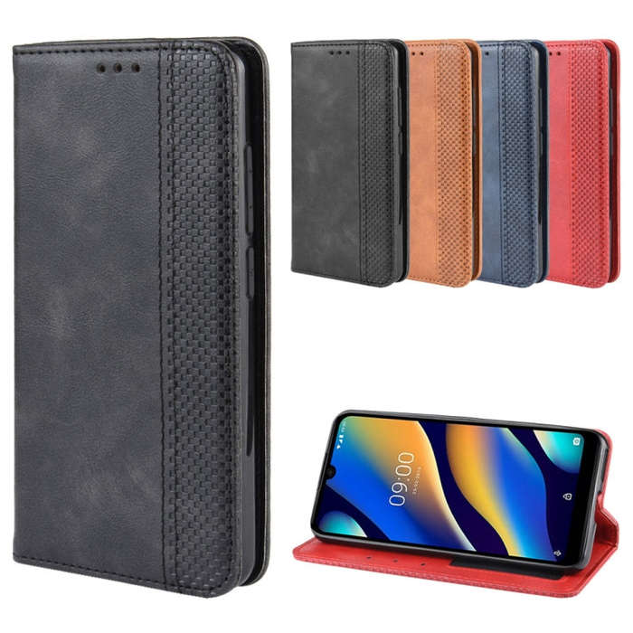 Magnetic Buckle Retro Crazy Horse Texture Horizontal Flip Leather Case for Wiko VIEW 3 LITE , wit...