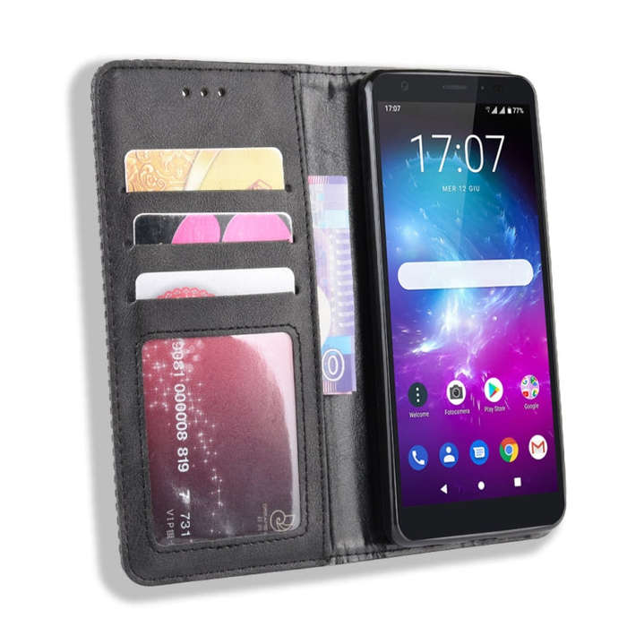 Magnetic Buckle Retro Crazy Horse Texture Horizontal Flip Leather Case for ZTE Blade A5 (2019) , ...
