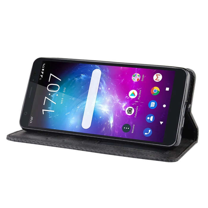 Magnetic Buckle Retro Crazy Horse Texture Horizontal Flip Leather Case for ZTE Blade A5 (2019) , ...