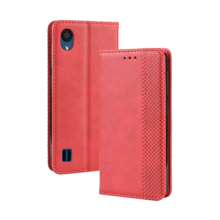 Magnetic Buckle Retro Crazy Horse Texture Horizontal Flip Leather Case for ZTE Blade A5 (2019) , ...