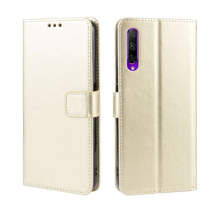 Retro Crazy Horse Texture Horizontal Flip Leather Case for Huawei Honor 9X / Honor 9X Pro, with H...