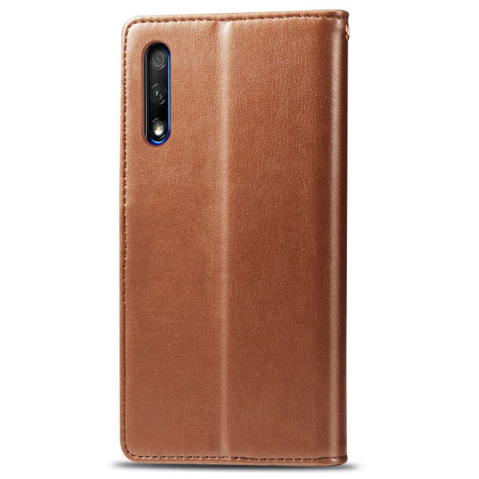 Retro Solid Color Leather Buckle Mobile Phone Protection Leather Case with Lanyard & Photo Frame ...