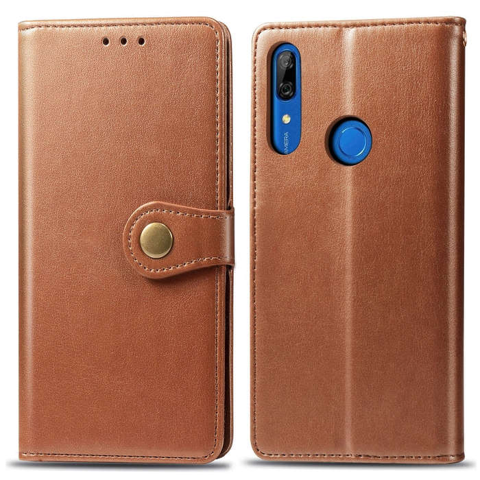 Retro Solid Color Leather Buckle Mobile Phone Protection Leather Case with Lanyard & Photo Frame ...