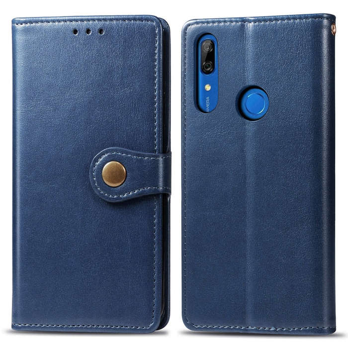 Retro Solid Color Leather Buckle Mobile Phone Protection Leather Case with Lanyard & Photo Frame ...