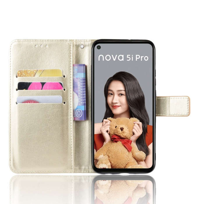 Retro Crazy Horse Texture Horizontal Flip Leather Case for Huawei Nova 5i Pro/Mate 30 Lite , with...
