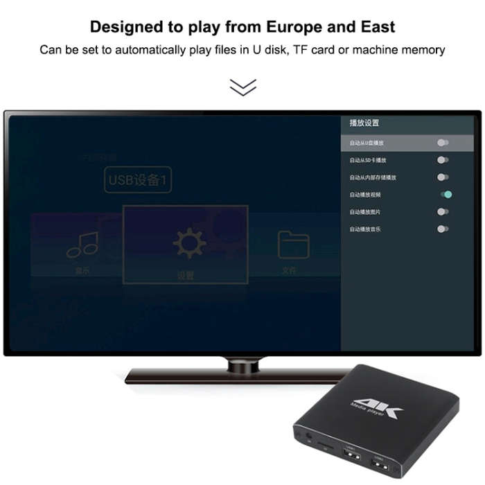4K HD Player Single AD(US)