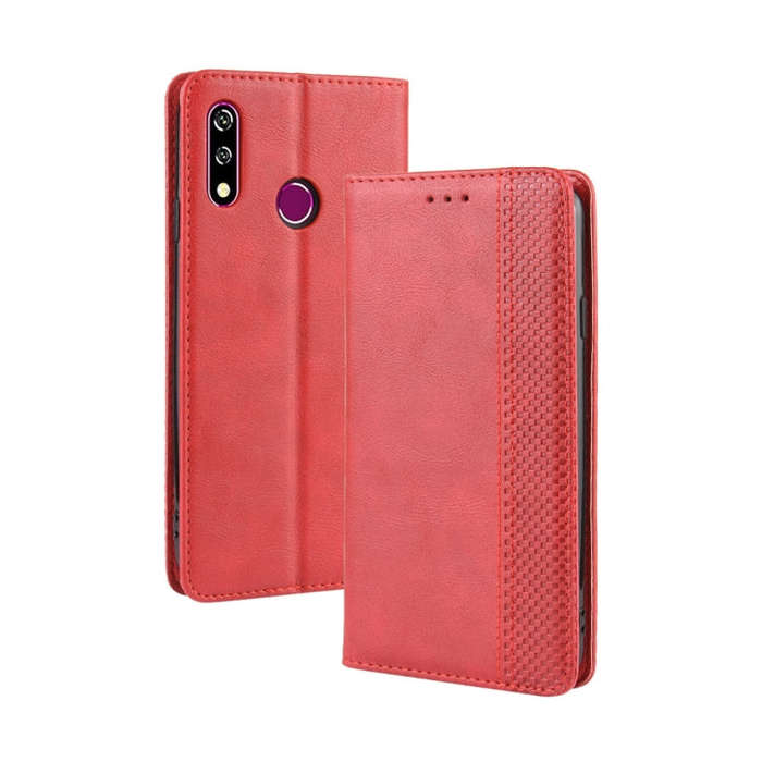 Magnetic Buckle Retro Crazy Horse Texture Horizontal Flip Leather Case for LG W10,with Holder & C...