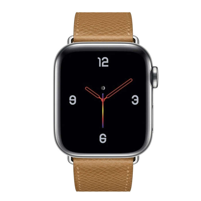 For Apple Watch 3 / 2 / 1 Generation 38mm Universal Leather Cross Band(Brown)