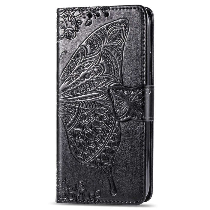 Butterfly Love Flowers Embossing Horizontal Flip Leather Case For LG W10 with Holder & Card Slots...