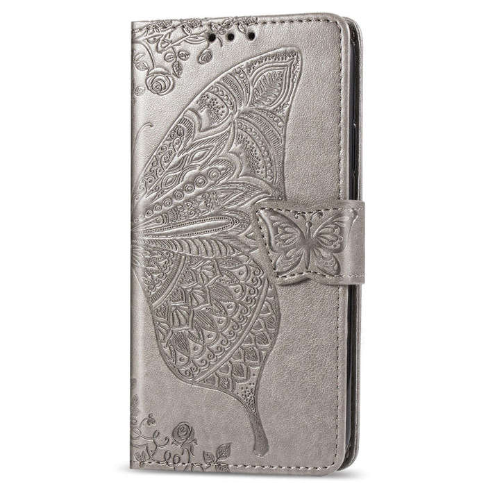 Butterfly Love Flowers Embossing Horizontal Flip Leather Case For LG W10 with Holder & Card Slots...