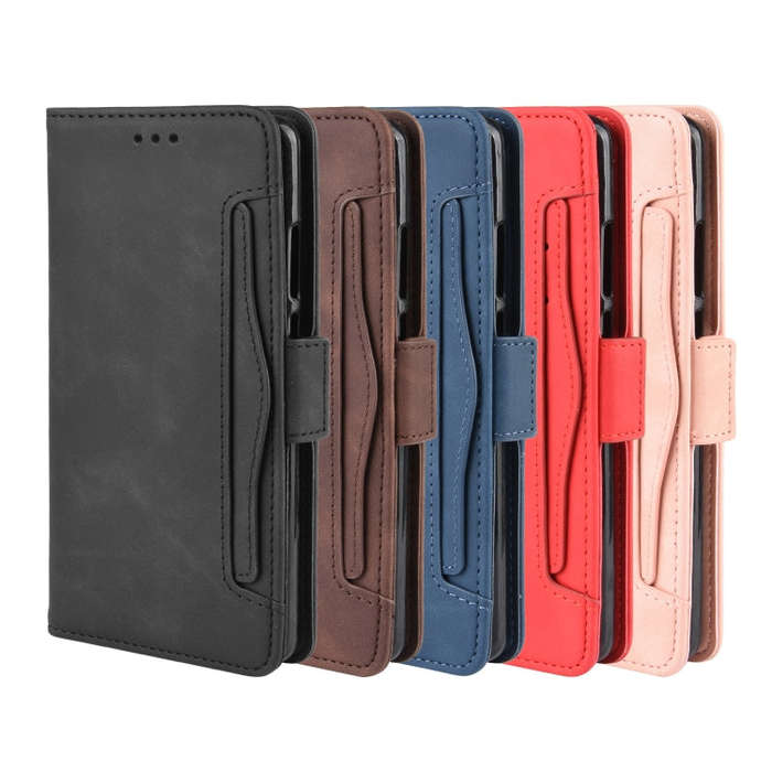 Wallet Style Skin Feel Calf Pattern Leather Case For Huawei P30 Pro,with Separate Card Slot(Brown)