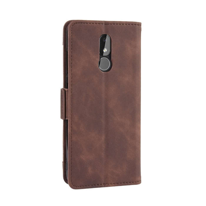 Wallet Style Skin Feel Calf Pattern Leather Case For Nokia 3.2,with Separate Card Slot(Brown)