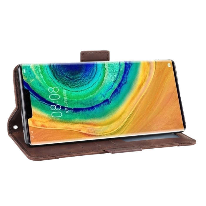 Wallet Style Skin Feel Calf Pattern Leather Case For Huawei Mate 30 Pro,with Separate Card Slot(B...