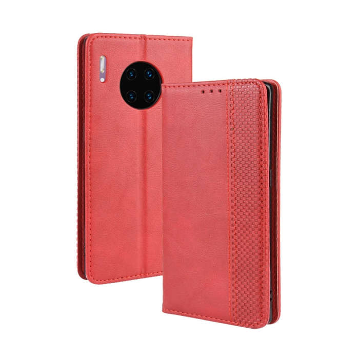 Magnetic Buckle Retro Crazy Horse Texture Horizontal Flip Leather Case for Huawei Mate 30 Pro , w...