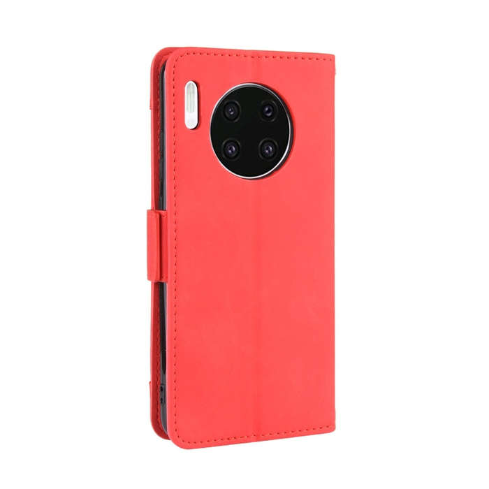 Wallet Style Skin Feel Calf Pattern Leather Case For Huawei Mate 30 ,with Separate Card Slot(Red)
