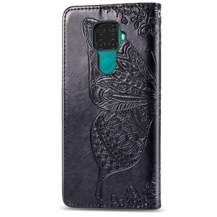 For Huawei Mate 30 Lite / Nova 5i Pro Butterfly Love Flowers Embossing Horizontal Flip Leather Ca...
