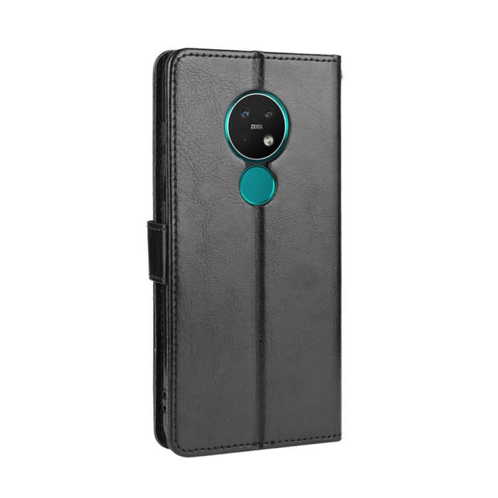 For Nokia 7.2 / Nokia 6.2 Retro Crazy Horse Texture Horizontal Flip Leather Case , with Holder & ...
