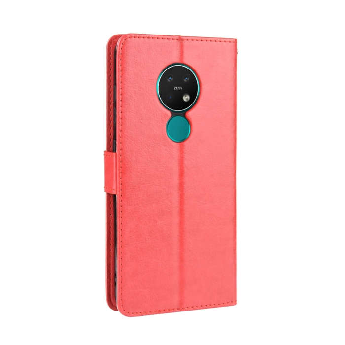 For Nokia 7.2 / Nokia 6.2 Retro Crazy Horse Texture Horizontal Flip Leather Case , with Holder & ...