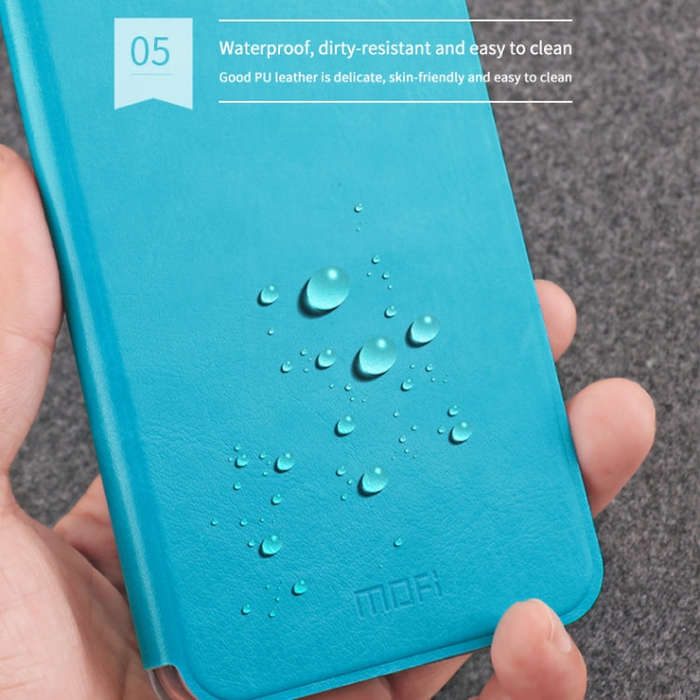 For Oneplus 6 MOFI Rui Series Classical Leather Flip Leather Case With Bracket Embedded Steel Pla...