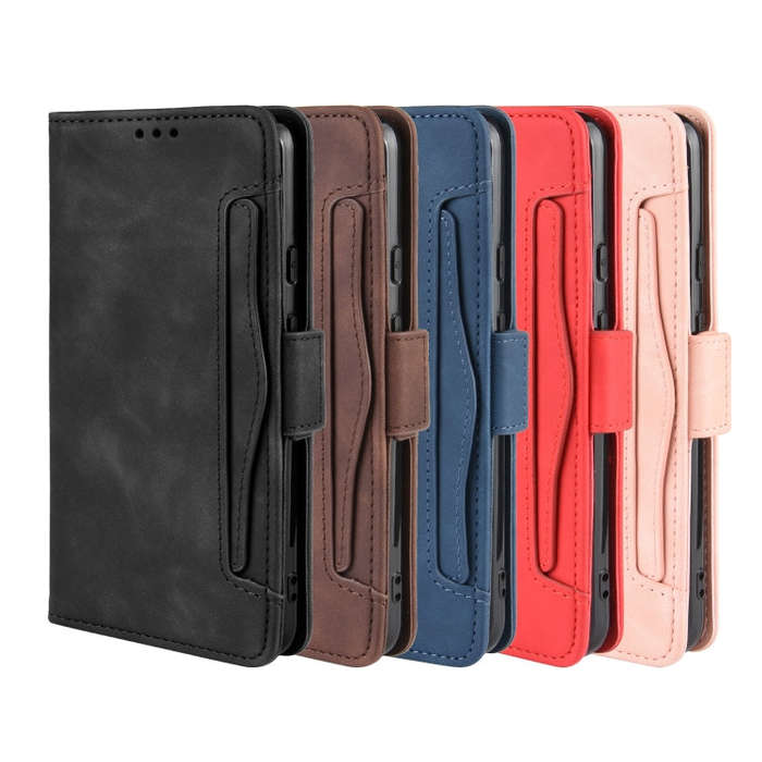 For Google Pixel 4 Wallet Style Skin Feel Calf Pattern Leather Case with Separate Card Slot(Black)