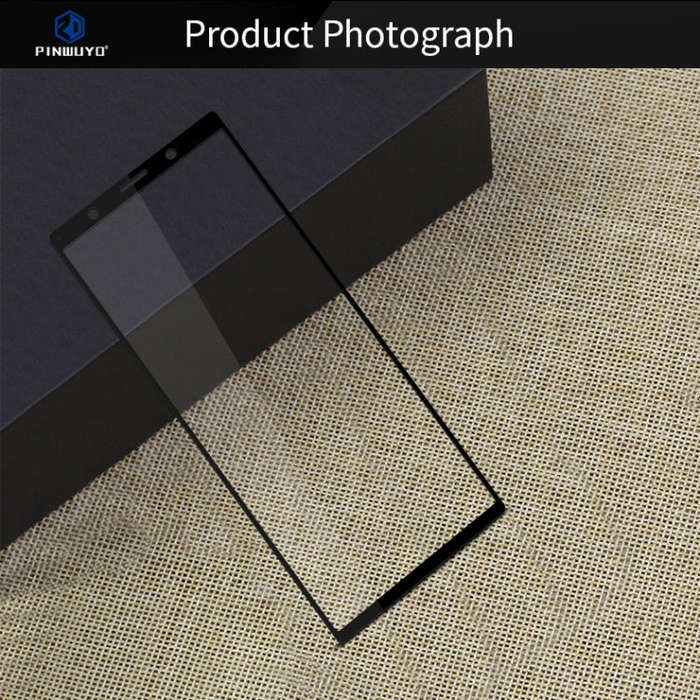 For Sony Xperia 5 / J9210 PINWUYO 9H 2.5D Full Screen Tempered Glass Film(Black)