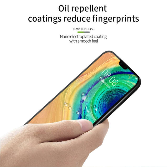 For Huawei Mate 30 PINWUYO 9H 2.5D Full Screen Tempered Glass Film(Black)