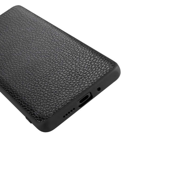 For Huawei P30 Pro Lychee Grain Cortex Anti-falling TPU Mobile Phone Shell Protective Case(Black)